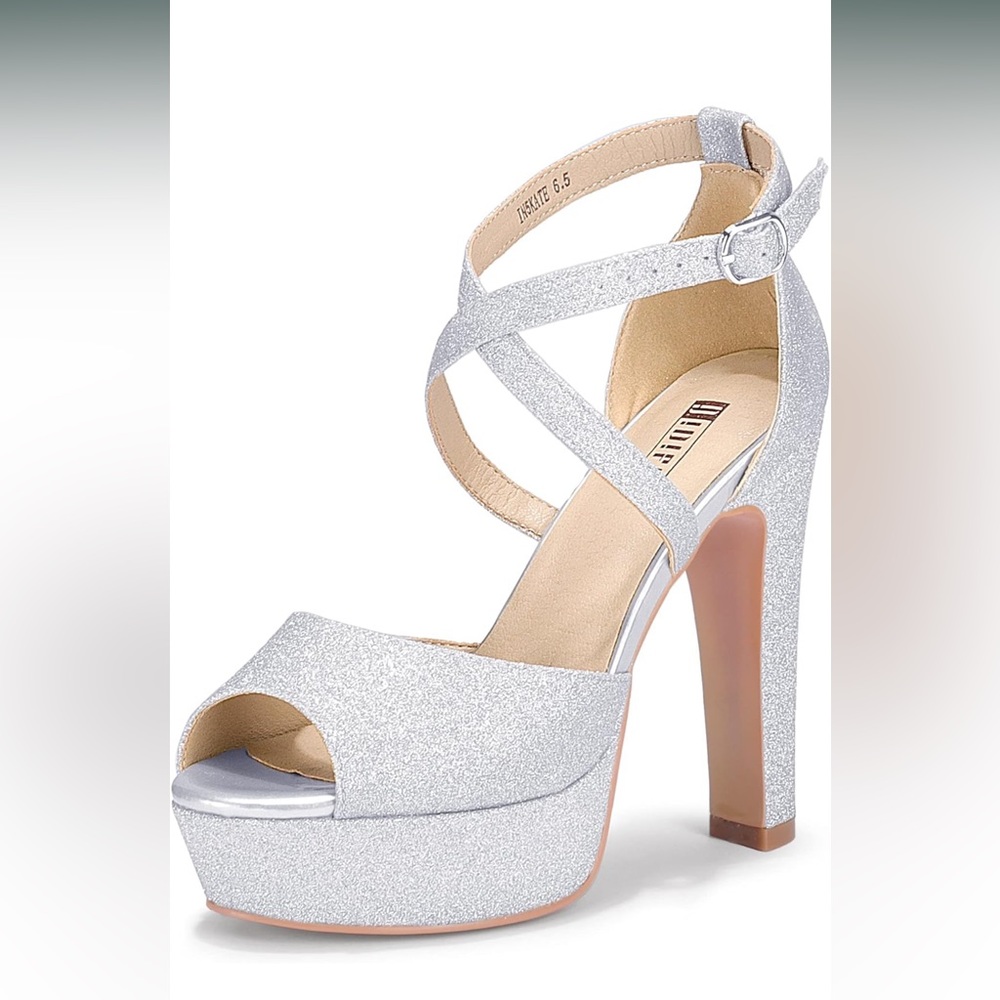 IDIFU Women's Platform Chunky High Heels
